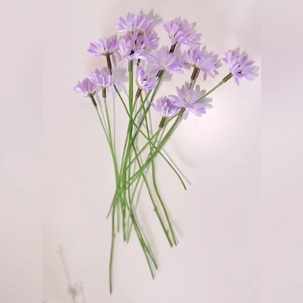 LIFELIKE Purple Daisy Flower Picks Floral Daisies Home Decor Arrangement Wreath